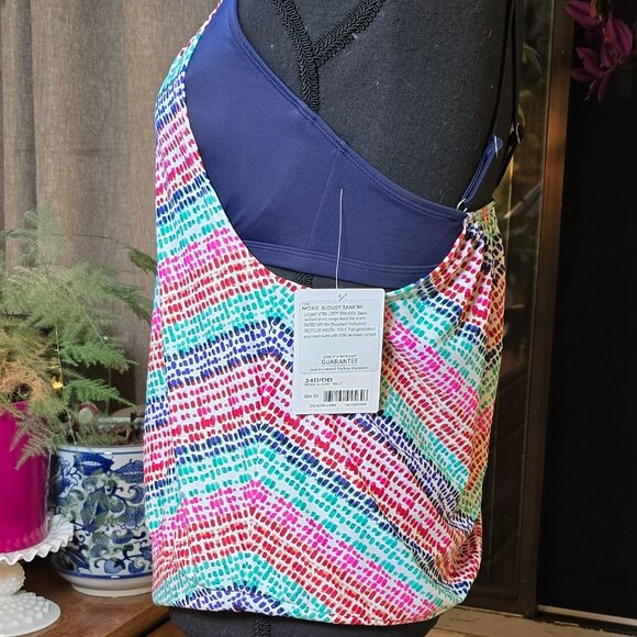 Athleta Moxie Blousy Tankini Top 34D/DD - Picture 6 of 8